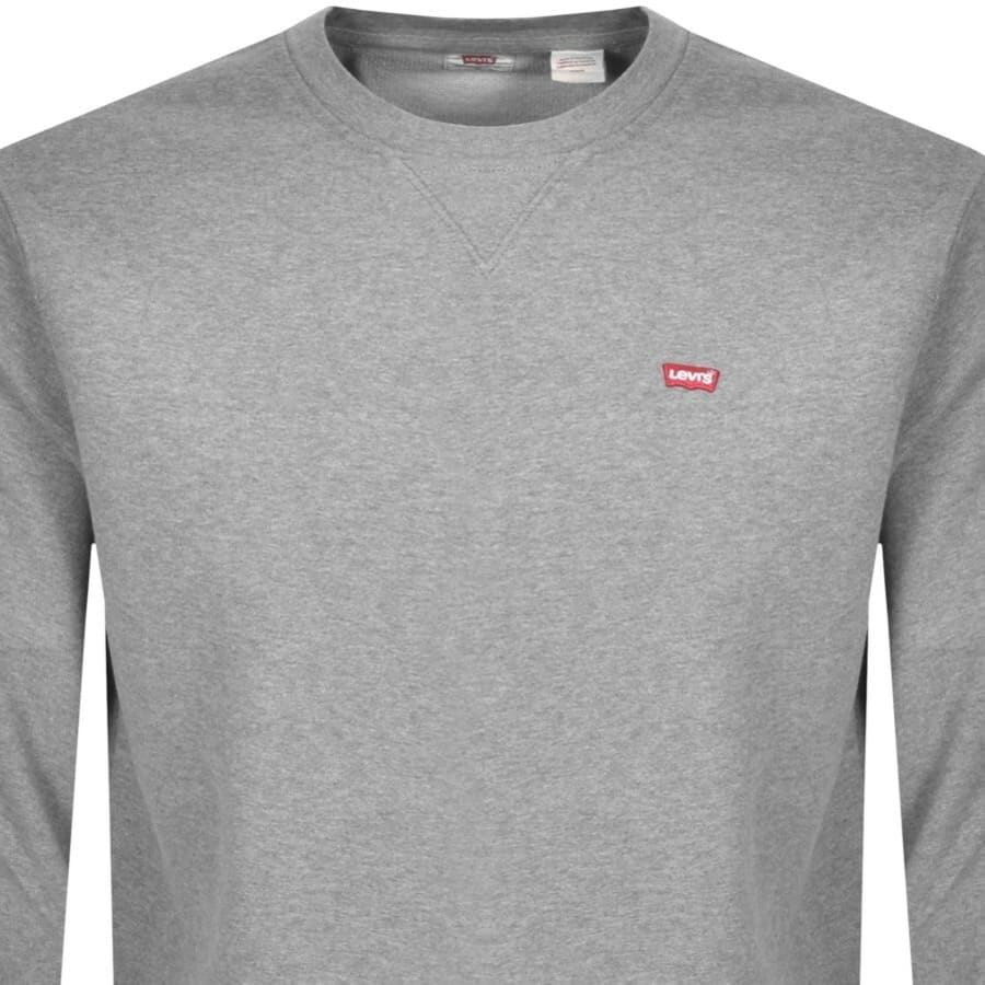 Levis Crew Neck Sweatshirt Grey Mainline Menswear Denmark